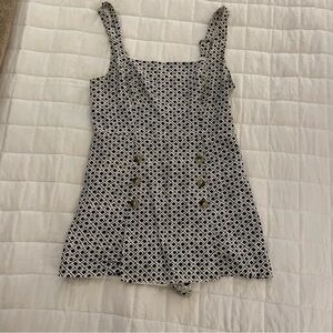 Urban Outfitters Retro Checkered Romper